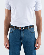 Carica l'immagine nel visualizzatore di Gallery, ALBERTO LUTI Cintura texana Fibbia colorata