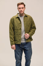 Carica l'immagine nel visualizzatore di Gallery, CHESAPEAKE'S St.Malo Work Jacket Linen Col.Military green
