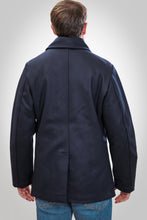 Carica l'immagine nel visualizzatore di Gallery, CHESAPEAKE'S Wool Peacoat col.Blu navy
