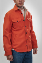 Carica l'immagine nel visualizzatore di Gallery, CHESAPEAKE'S Outdoor Wool Shirt 4 Pocket Jackson Hole Col.Orange
