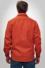 Carica l'immagine nel visualizzatore di Gallery, CHESAPEAKE'S Outdoor Wool Shirt 4 Pocket Jackson Hole Col.Orange
