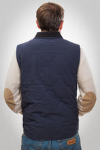 Carica l'immagine nel visualizzatore di Gallery, CHESAPEAKE'S Onion Liner Vest Seawolf double face HBT Wool Col.Blu navy
