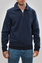 Carica l'immagine nel visualizzatore di Gallery, BL'KER Sweatshirt zip Wool Col.Navy

