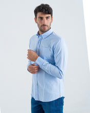 Carica l&#39;immagine nel visualizzatore di Gallery, DEPERLU Camicia in Oxford celeste Mod.Andy
