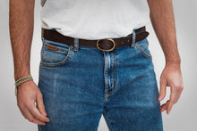 Carica l'immagine nel visualizzatore di Gallery, ALBERTO LUTI Cintura Art.806/30 Moro
