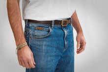 Carica l'immagine nel visualizzatore di Gallery, ALBERTO LUTI Cintura Art.933/25 Moro
