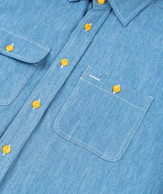 Carica l&#39;immagine nel visualizzatore di Gallery, Denim Work shirt THE QUARTERMASTER
