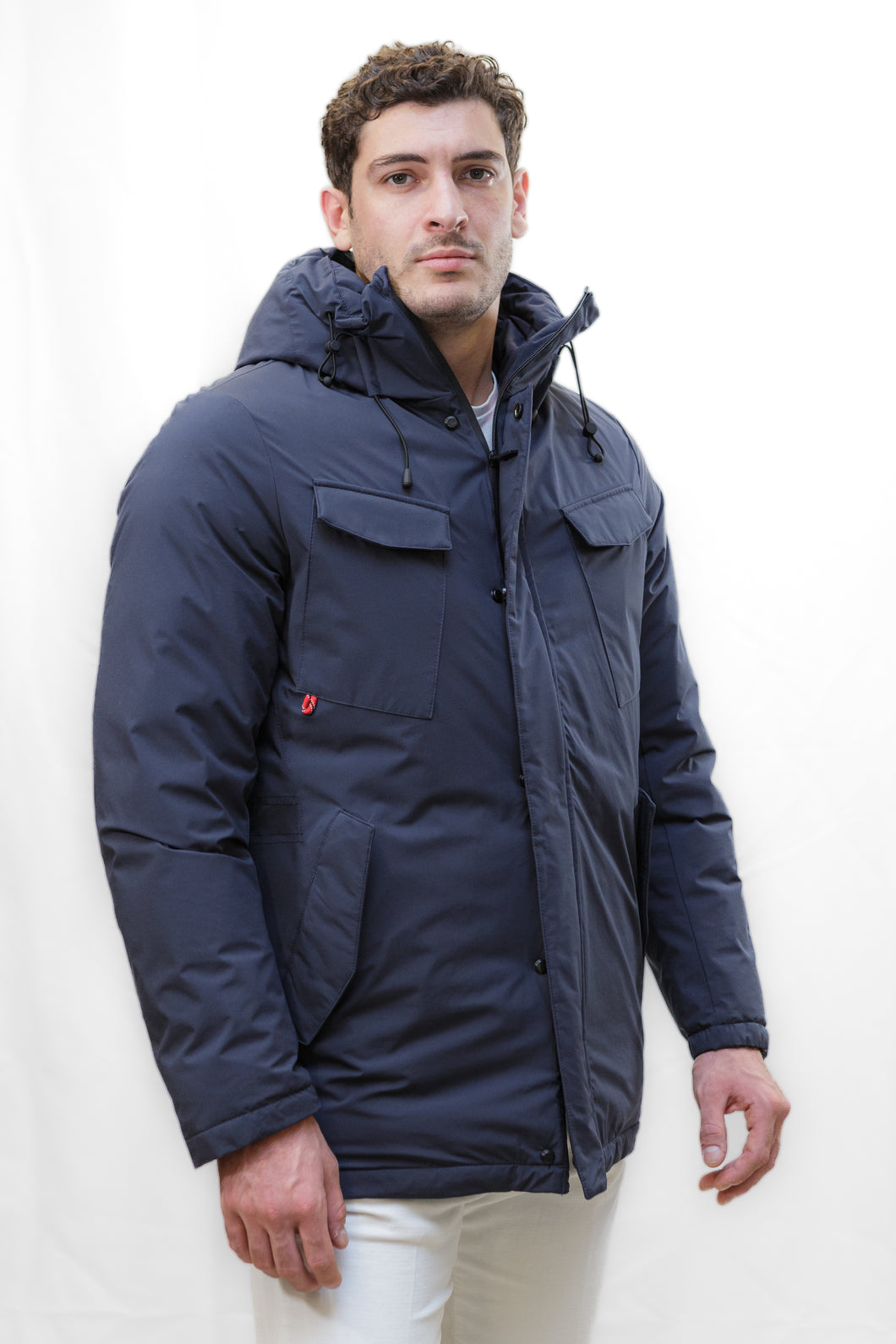 Short Parka AT.P.CO Mod.A253AMILCAR646 blu